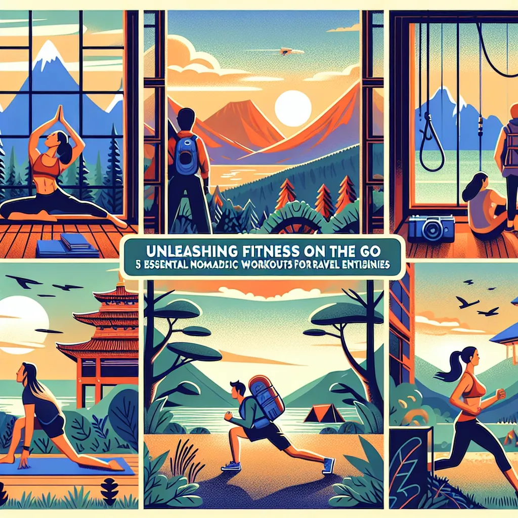 Unleashing Fitness on the Go: 5 Essential Nomadic Workouts for Travel Enthusiasts