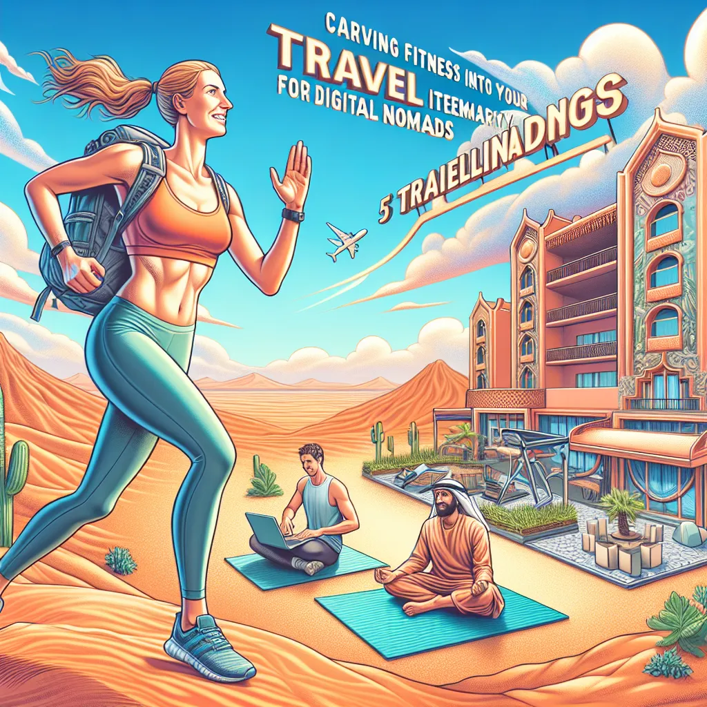 Carving Fitness Into Your Travel Itinerary: 5 Trailblazing Tips for Digital Nomads