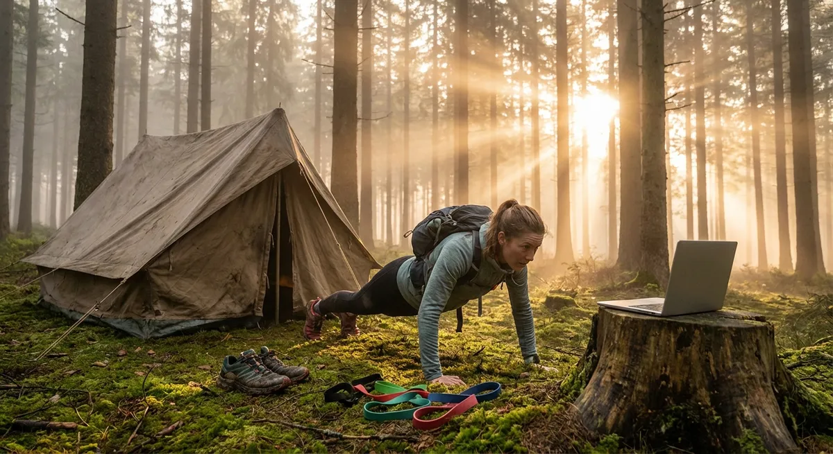 Trail-Hardened Nomad: Staying Fit When Your Address Keeps Changing