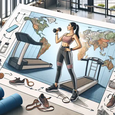 Charting a Fitness Odyssey: Five On-The-Go Exercise Tips for Adventurous Travelers